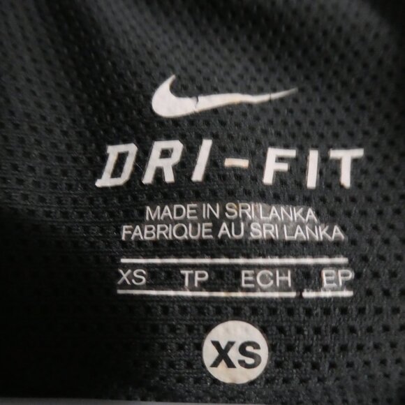 NIKE DRI-FIT | XS extra small | 1/4 Zip-Up Funnel Neck Exercise Jacket W Thumbs - Picture 4 of 15